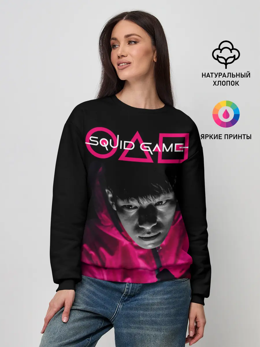 Женский свитшот / Squid game: police officer