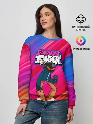 Женский свитшот / Friday Night Funkin | Fnf | Bomb