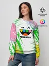 Женский свитшот / Toca Boca: Улыбашка.