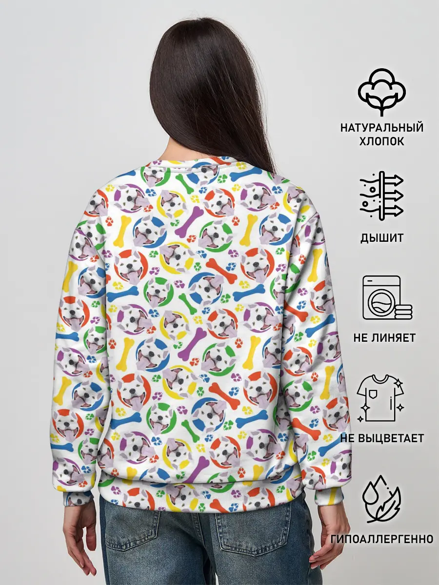 Женский свитшот / Бультерьер