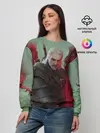 Женский свитшот / ВЕДЬМАК | THE WITCHER | ГЕРАЛЬТ С МЕЧОМ