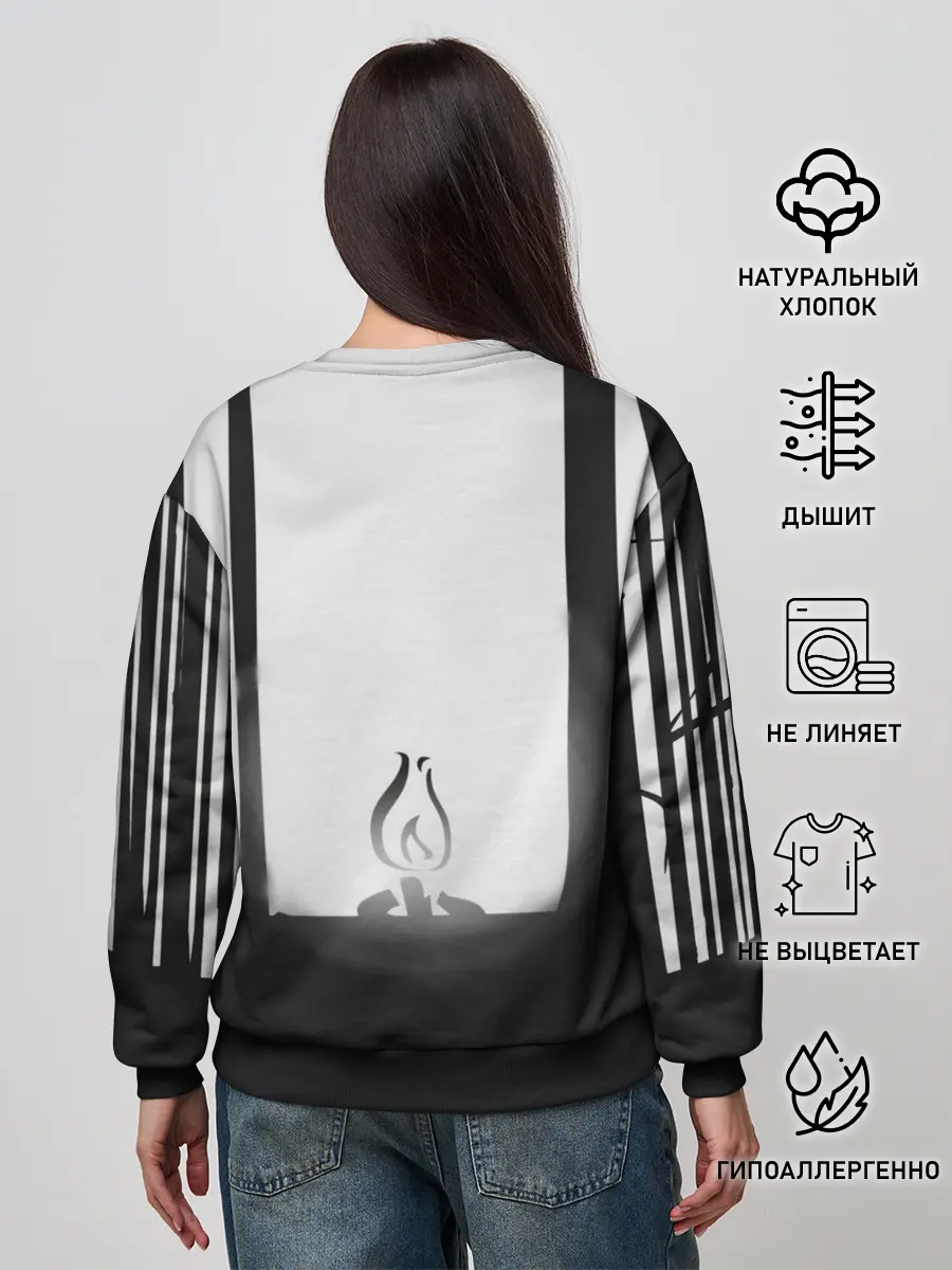 Женский свитшот / Огонёк из Раста