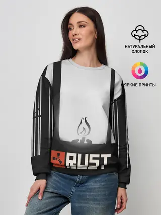 Женский свитшот / Огонёк из Раста