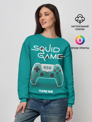 Женский свитшот / Играющий человеком 456 / ставка на лидера