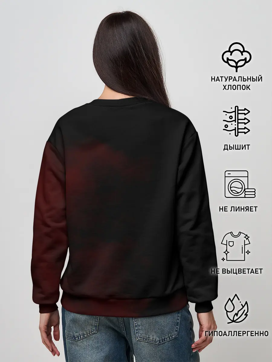 Женский свитшот / Виктор Цой автограф