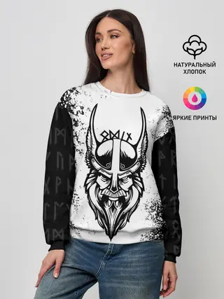 Женский свитшот / ОДИН | РУНИЧЕСКИЙ