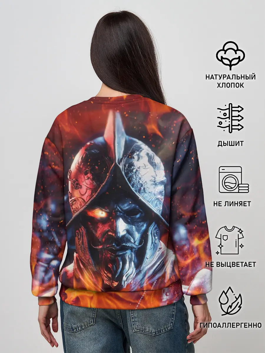 Женский свитшот / NEW WORLD / НЬЮ ВОРЛД / РЫЦАРЬ