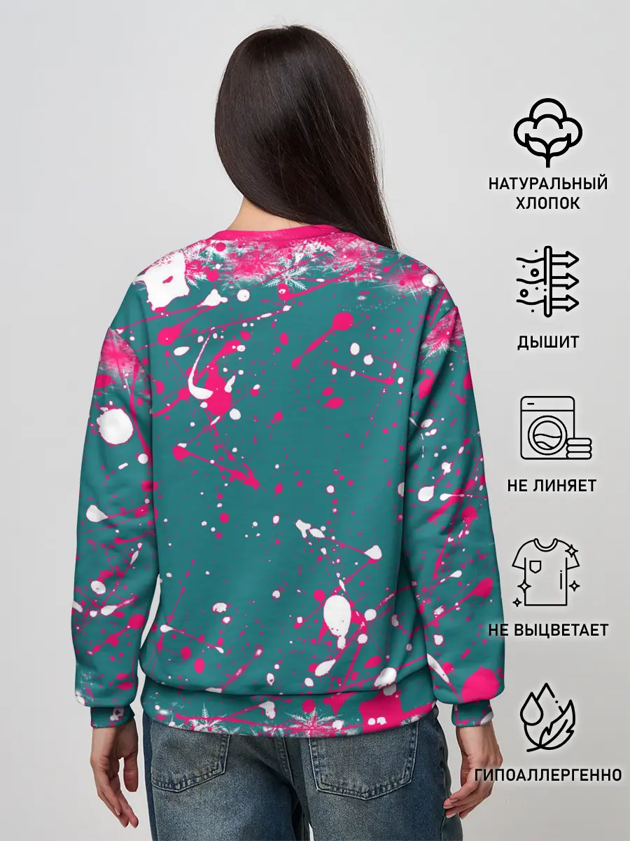 Женский свитшот / ИГРА В КАЛЬМАРА SQUID GAME КУКЛА