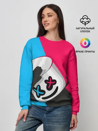 Женский свитшот / New Marshmello