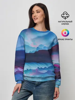 Женский свитшот / Грозовые мазки