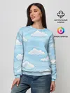 Женский свитшот / Зимние облака