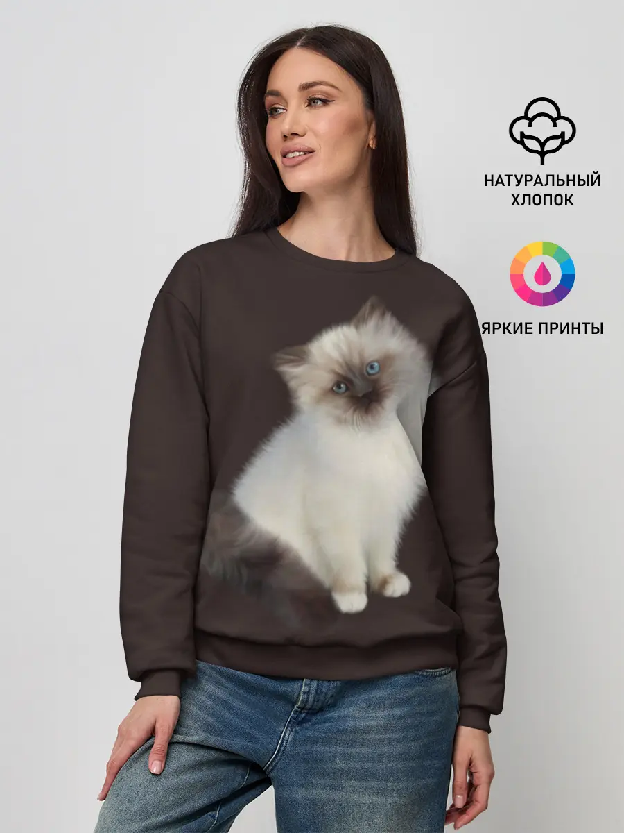 Женский свитшот / Котенок Ми