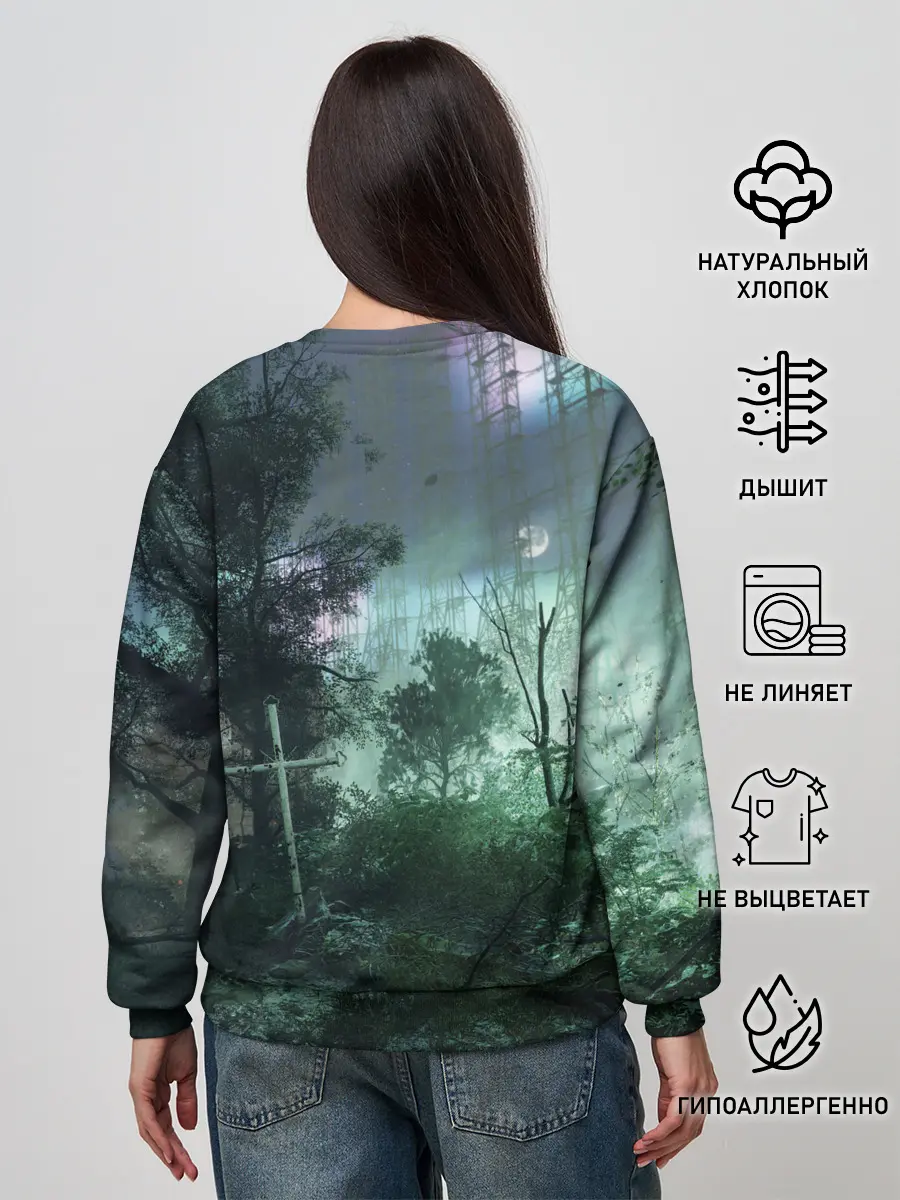 Женский свитшот / Chernobylite игровой арт