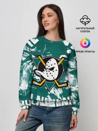 Женский свитшот / Анахайм Дакс | Anaheim Ducks