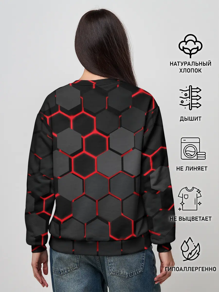 Женский свитшот / CS:GO 3D плиты