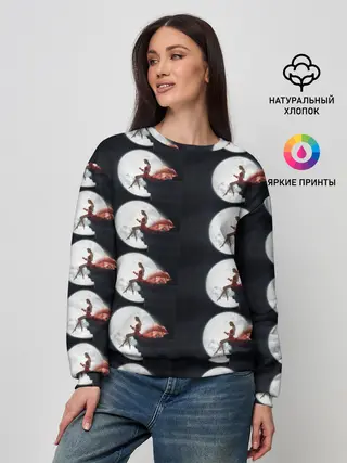 Женский свитшот / Лунная девушка