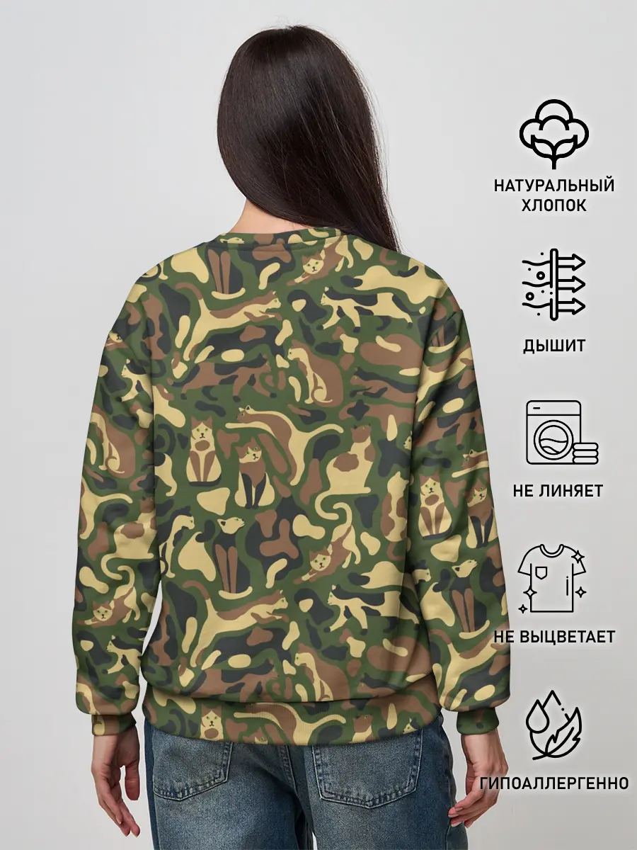 Женский свитшот / Коты и Кошки