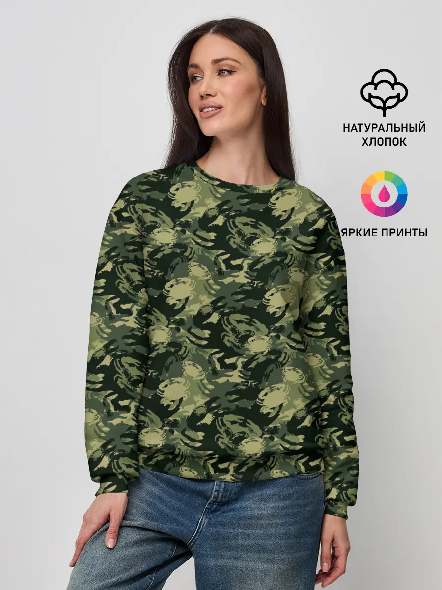 Женский свитшот / Крабы