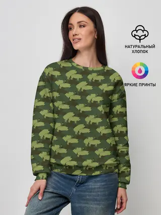Женский свитшот / Свиньи 18+