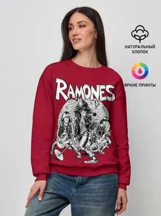Женский свитшот / BW Ramones