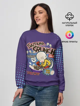 Женский свитшот / Saitama crunch One Punch-Man