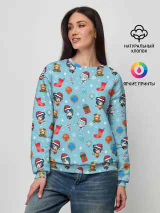 Женский свитшот / GI Christmas Pattern