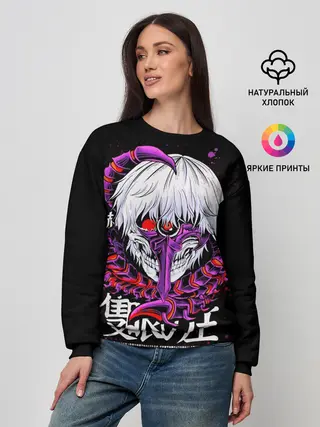 Женский свитшот / Токийский гуль: Кен Канеки