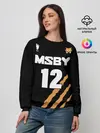 Женский свитшот / 12 | MSBY | BLACK JACKALS