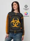 Женский свитшот / ХИМИЧЕСКАЯ ОПАСНОСТЬ 3D