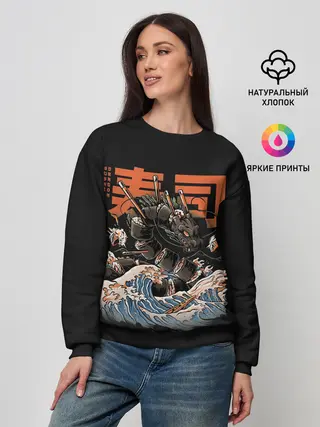 Женский свитшот / Sushi Dragon