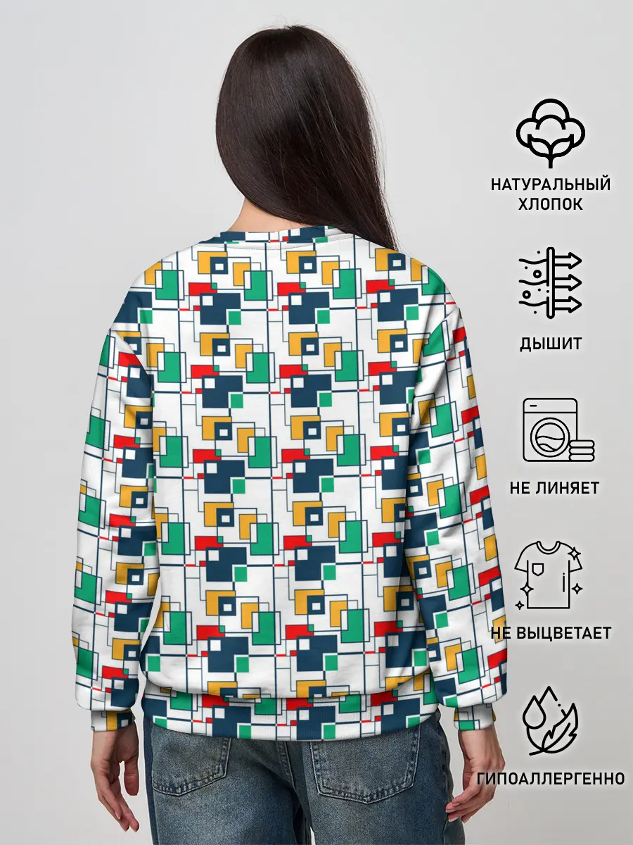 Женский свитшот / Геометрия