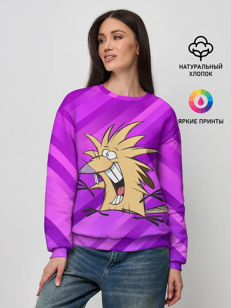 Женский свитшот / Крутые Бобры