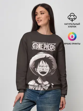 Женский свитшот / One Piece | Манки Д. Луффи