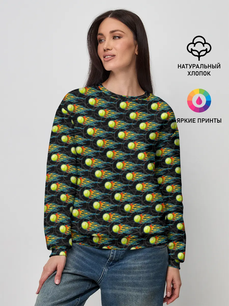 Женский свитшот / Теннисные Мячики