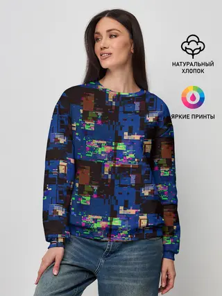 Женский свитшот / Глитчи