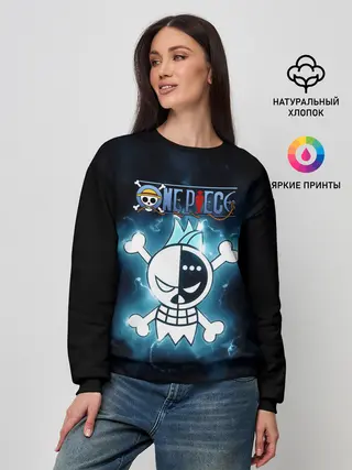 Женский свитшот / Веселый Роджер Фрэнки | One Piece