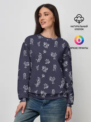 Женский свитшот / White Plant