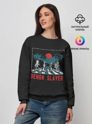 Женский свитшот / Demon slayer