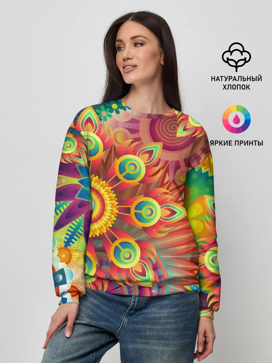 Женский свитшот / Тропики