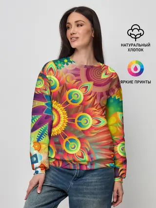 Женский свитшот / Тропики