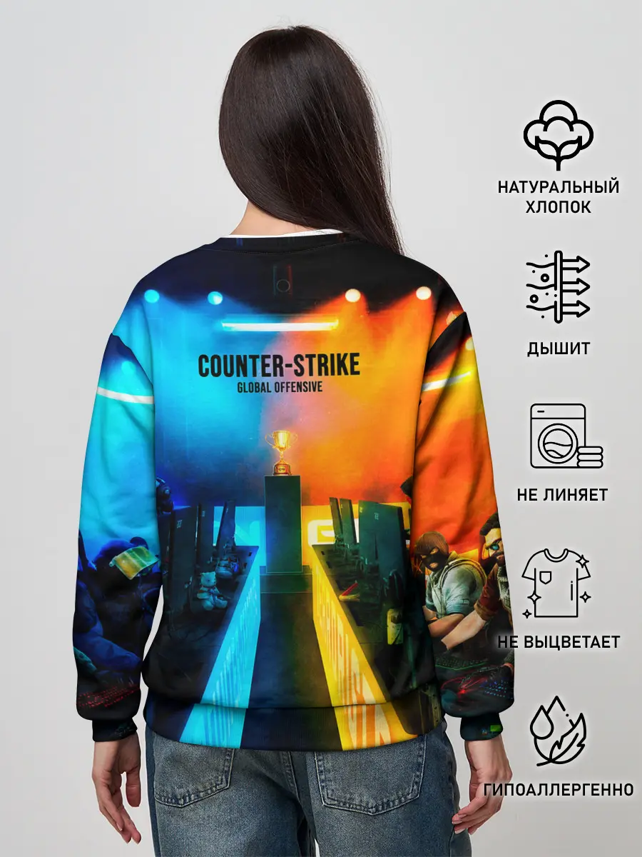 Женский свитшот / Road to global elite