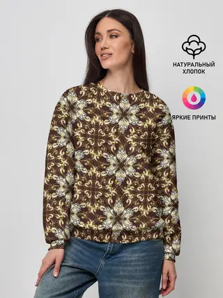 Женский свитшот / узоры