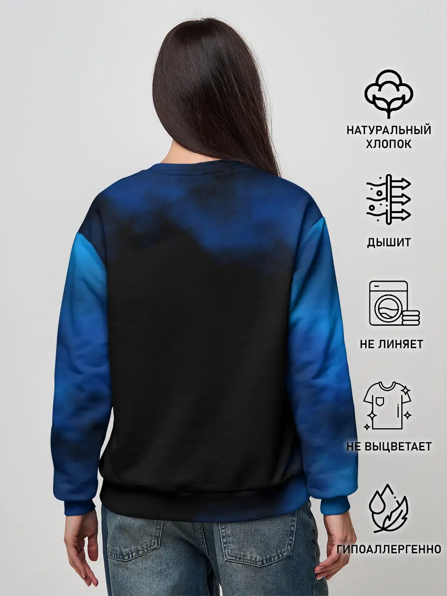 Женский свитшот / Луффи пират Соломенной Шляпы