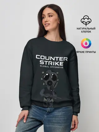 Женский свитшот / CS GO | COUNTER TERRORIS