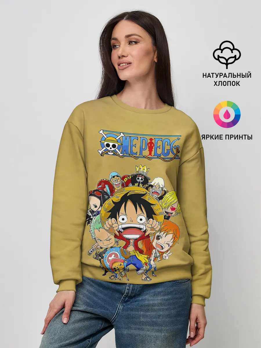 Женский свитшот / Персонажи One Piece. Большой куш