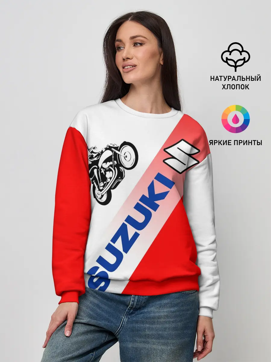 Женский свитшот / SUZUKI / СУЗУКИ / RACING