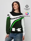 Женский свитшот / KAWASAKI / КАВАСАКИ / SPORT