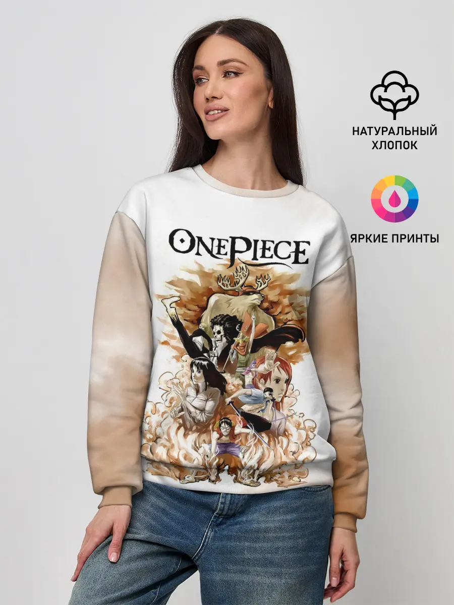 Женский свитшот / One Piece. Пираты Соломенной Шляпы
