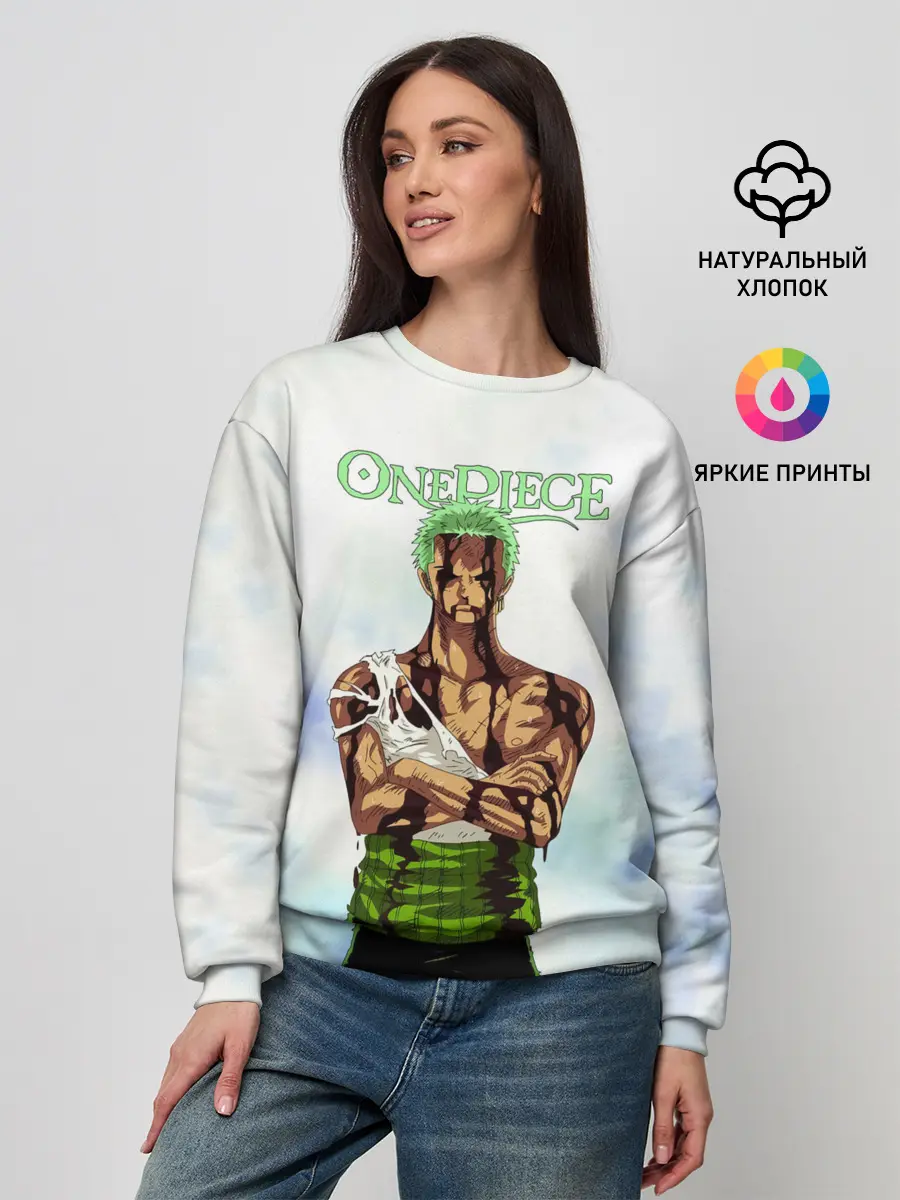 Женский свитшот / Зоро после боя One Piece