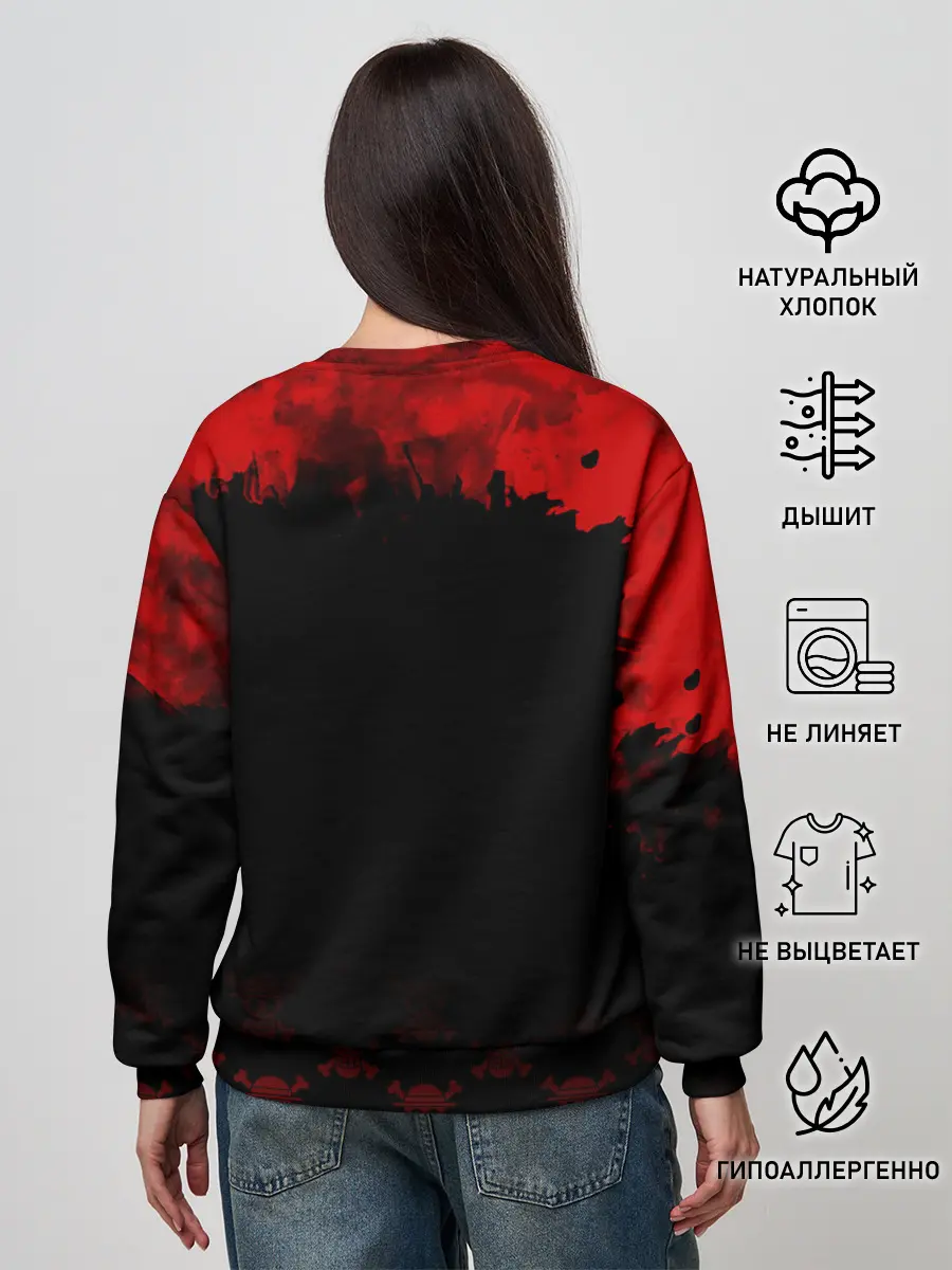 Женский свитшот / Луффи One Piece. Большой куш